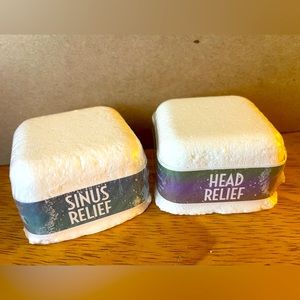 NWT. Sinus & Head Relief SHOWER STEAMERS Large Size Set of Two